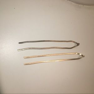 gold dangly earrings